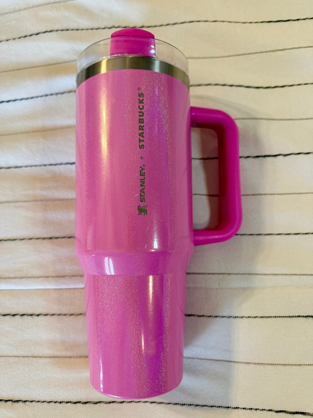 Stanley x Starbucks Winter Pink 40oz Tumbler Rare